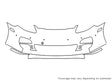 panamera 3M Clear Bra Bumper Precut PPF Diagram