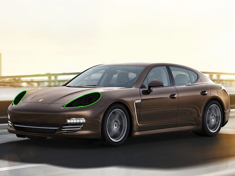 porsche panamera 2010-2013 Headlight Tint Location