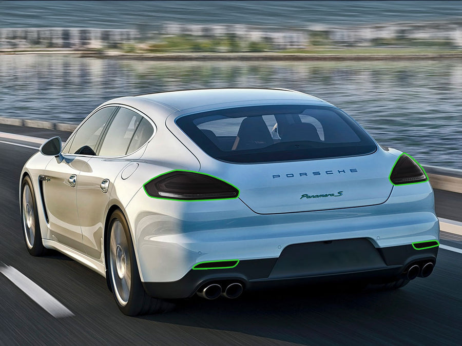 panamera Tail Light Tint Installation Points