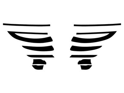 panamera Precut Tail Light Tint Diagram