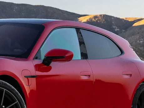 porsche taycan 2020-2023 Camo Pillar Cover Diagram
