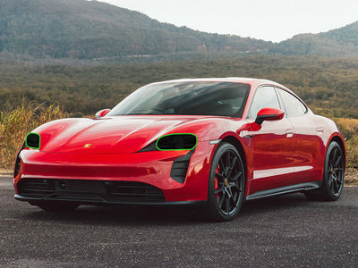 porsche taycan 2020-2025 Headlight Tint Location