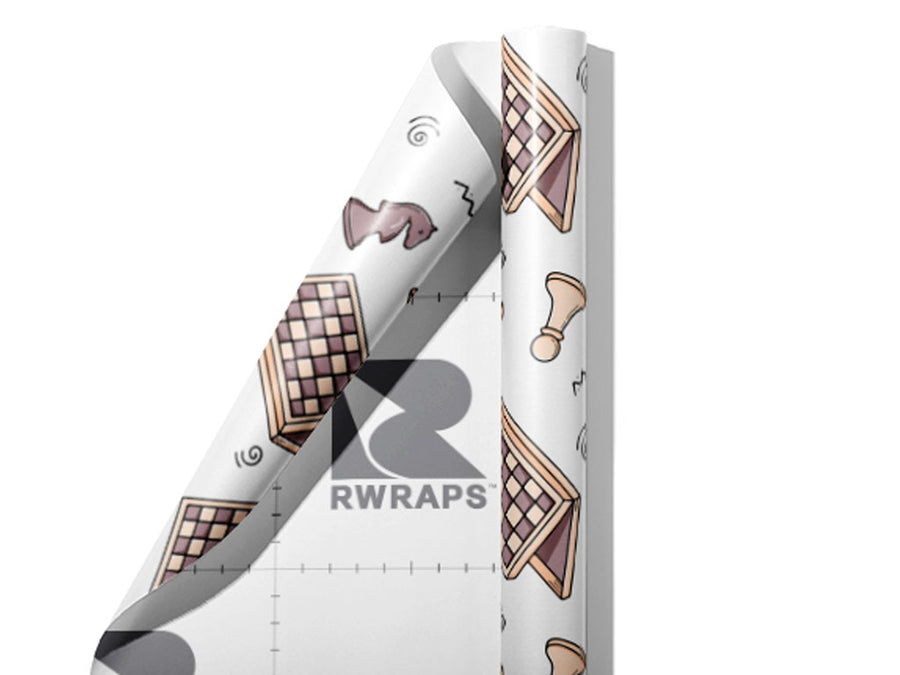 Portable Chess Hobby Wrap Film Sheets~Rwraps Series 914 Portable Chess Hobby Scrolled Sheet~3