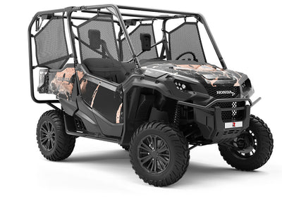 Porto Black Marble Utility Vehicle Vinyl Wrap