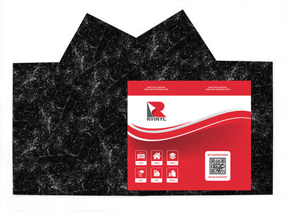 porto obsidian marble stone Craft Vinyl Sheet Pack