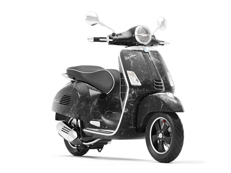 Porto Obsidian Marble Vespa Scooter Wrap Film