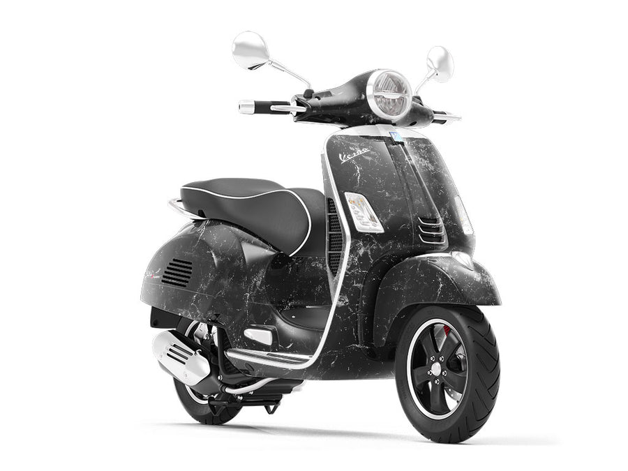 Porto Obsidian Marble Vespa Scooter Wrap Film