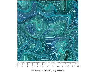 Poseidons Pleasure Gemstone Vinyl Film Pattern Size 12 inch Scale~Rwraps Poseidons Pleasure Gemstone Sizing Chart~2
