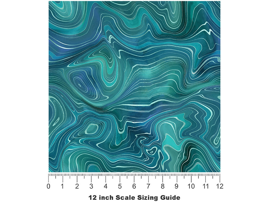 Poseidons Pleasure Gemstone Vinyl Film Pattern Size 12 inch Scale~Rwraps Poseidons Pleasure Gemstone Sizing Chart~2