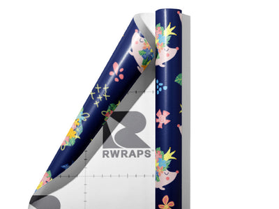 Posh Prickles Animal Wrap Film Sheets~Rwraps Series 914 Posh Prickles Animal Scrolled Sheet~3