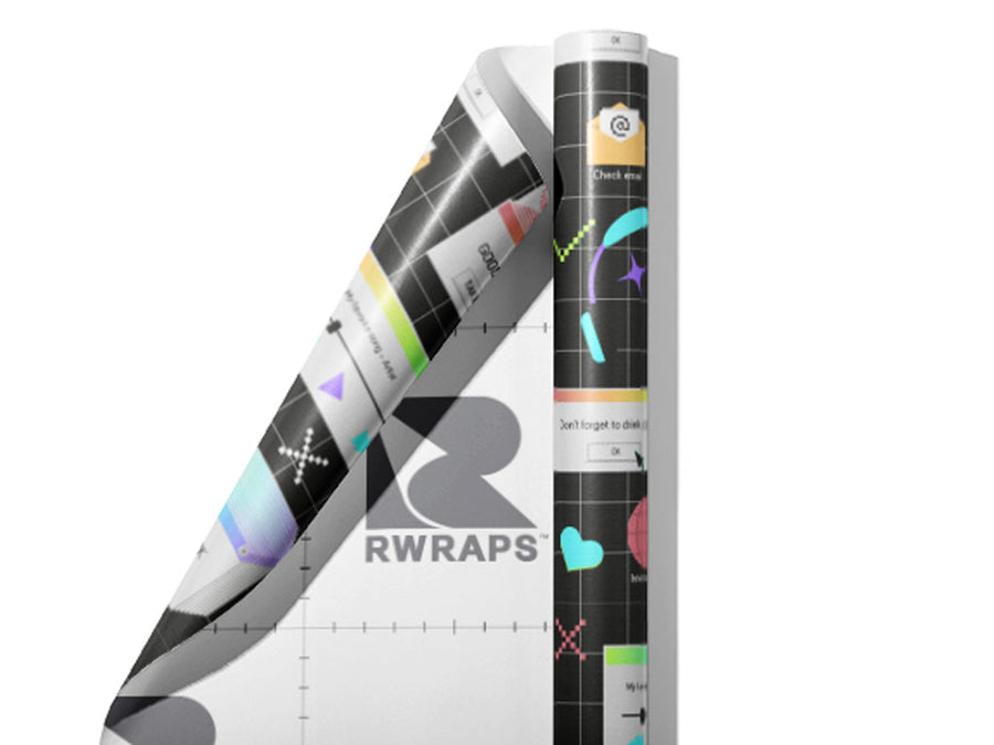 Positive Popups Technology Wrap Film Sheets~Rwraps Series 914 Positive Popups Technology Scrolled Sheet~4