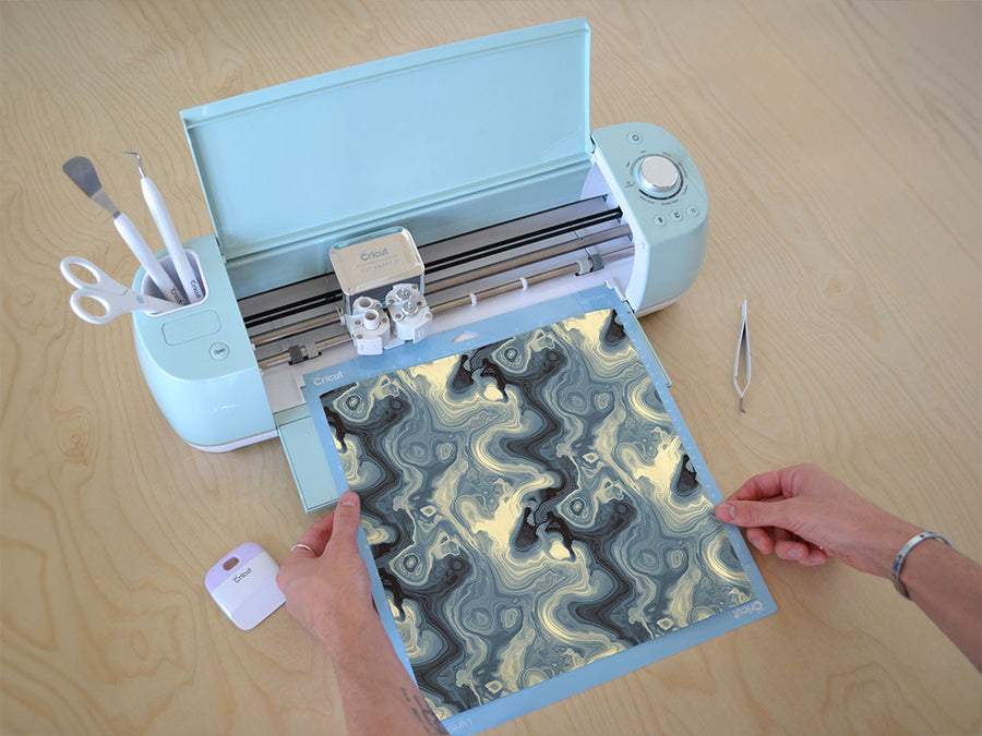 poured acrylic epoxy resin Cricut Compatible Vinyl