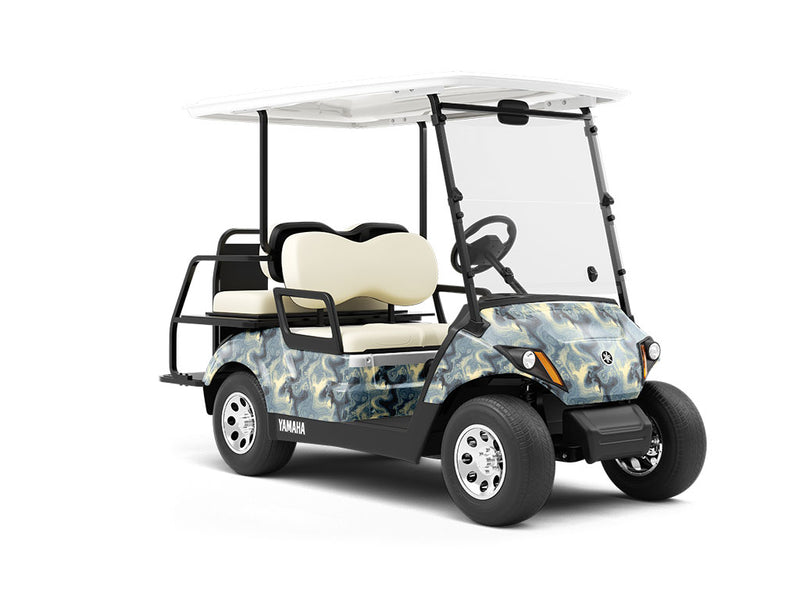 Poured Acrylic Epoxy-Resin Wrapped Golf Cart