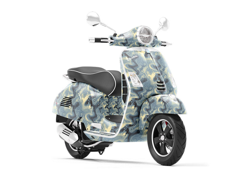 Poured Acrylic Epoxy-Resin Vespa Scooter Wrap Film