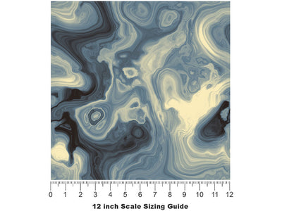 Poured Acrylic Epoxy-Resin Vinyl Film Pattern Size 12 inch Scale~Rwraps Poured Acrylic Epoxy-Resin Sizing Chart~3