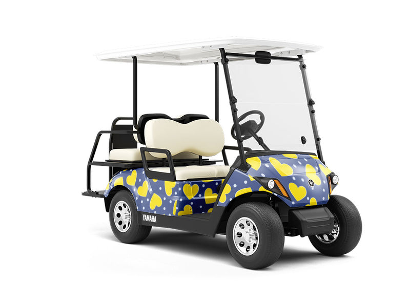 Pouring Out Heart Wrapped Golf Cart