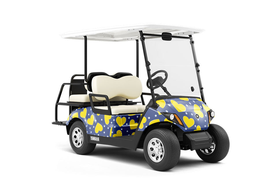 Pouring Out Heart Wrapped Golf Cart