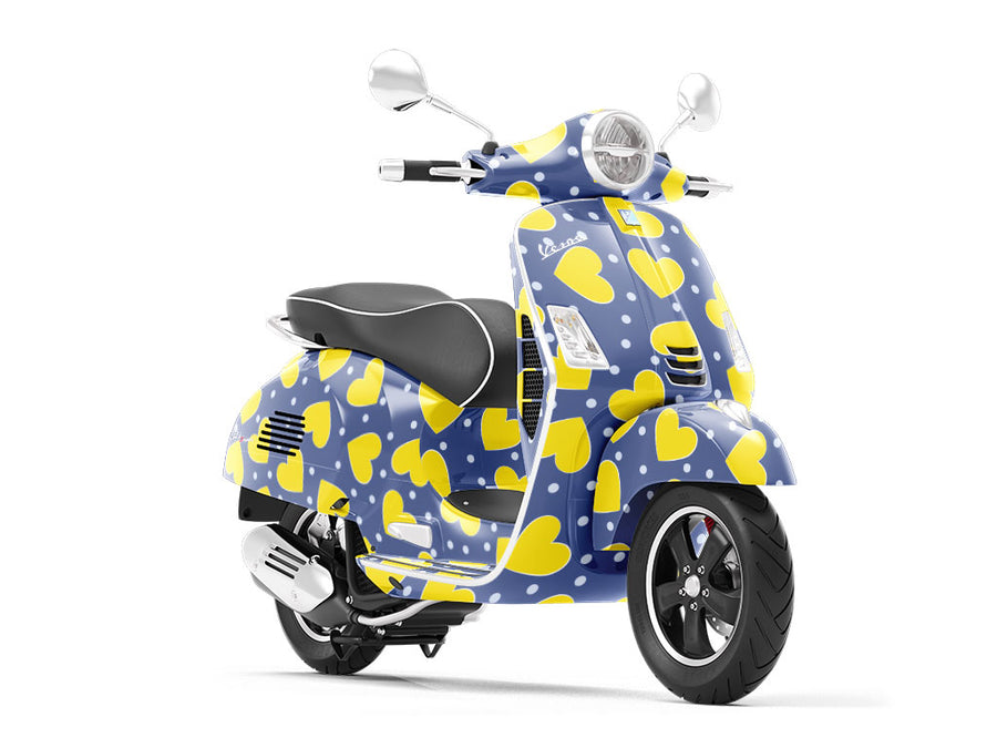 Pouring Out Heart Vespa Scooter Wrap Film