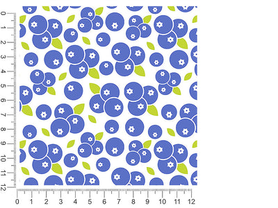 powder blue fruit 1ft x 1ft Craft Sheets
