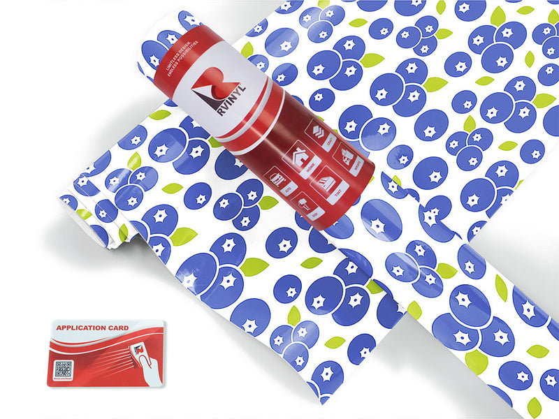 powder blue fruit Craft Vinyl Roll