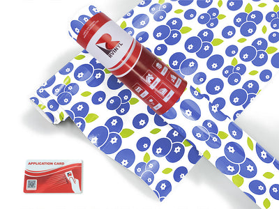 powder blue fruit Craft Vinyl Roll