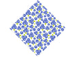 Powder Blue Fruit Vinyl Wrap Pattern