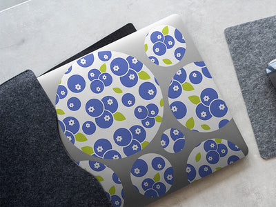 powder blue fruit DIY Laptop Stickers
