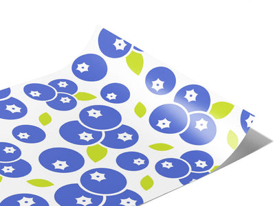 Powder Blue Fruit Vinyl Wraps~Rwraps Series 914 Digitally Printed Vinyl Wrap~0