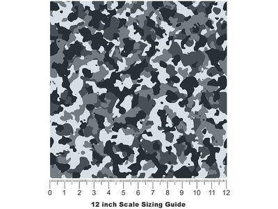 Powder Flecktarn Camouflage Vinyl Film Pattern Size 12 inch Scale~Rwraps Powder Flecktarn Camouflage Sizing Chart~3