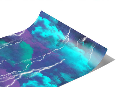 Power Conductor Sky Vinyl Wraps~Rwraps Series 914 Digitally Printed Vinyl Wrap~0