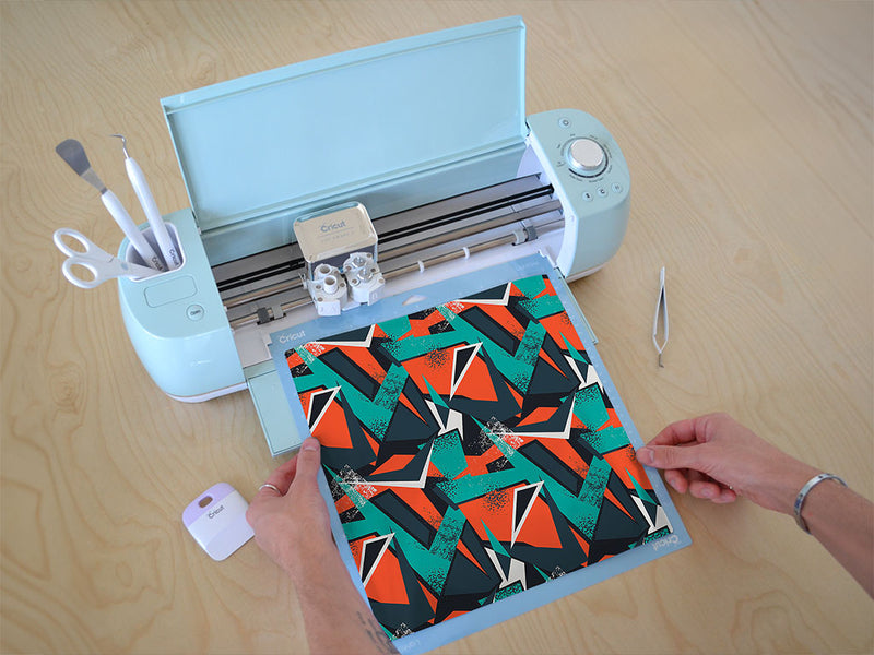 practice clothes abstract geometric Cricut Compatible Vinyl