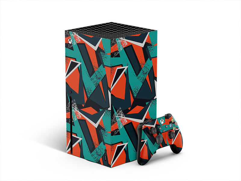 practice clothes abstract geometric XBOX DIY Decal