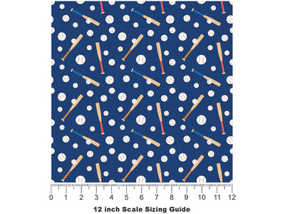 Practice Innings Sport Vinyl Film Pattern Size 12 inch Scale~Rwraps Practice Innings Sport Sizing Chart~2