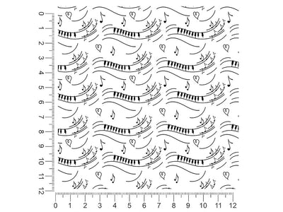 practice scales music 1ft x 1ft Craft Sheets