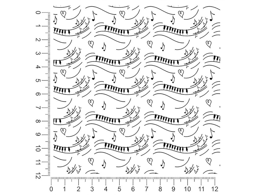 practice scales music 1ft x 1ft Craft Sheets