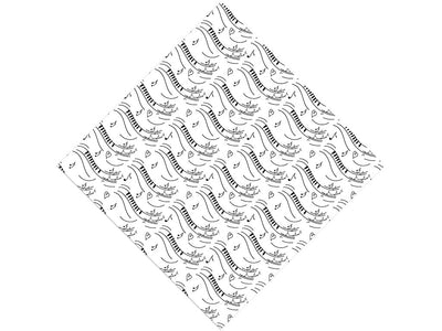 Practice Scales Music Vinyl Wrap Pattern