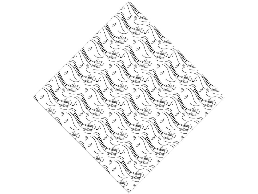 Practice Scales Music Vinyl Wrap Pattern