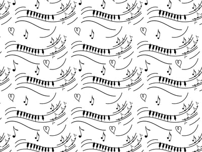 Practice Scales Music Vinyl Wrap Pattern~Rwraps Series 914 Digitally Printed Vinyl Wrap~0