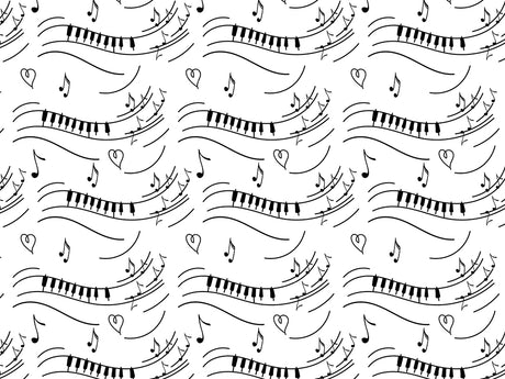 Practice Scales Music Vinyl Wrap Pattern~Rwraps Series 914 Digitally Printed Vinyl Wrap~0
