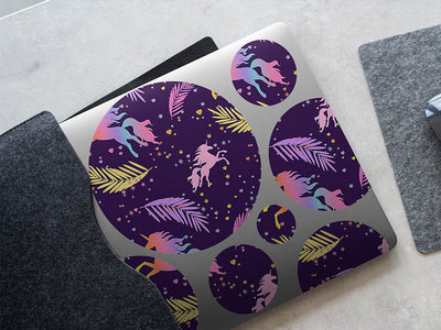 prancing feathers fantasy DIY Laptop Stickers
