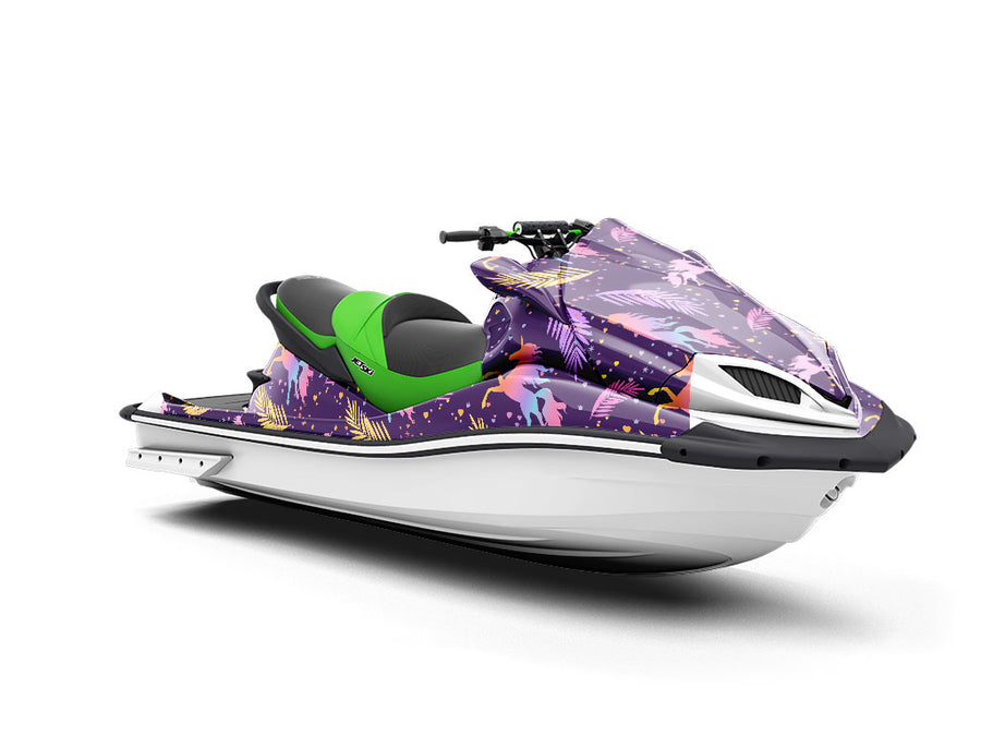 Prancing Feathers Fantasy Jet Ski Vinyl Customized Wrap