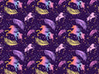 Prancing Feathers Fantasy Vinyl Wrap Pattern~Rwraps Series 914 Digitally Printed Vinyl Wrap~0