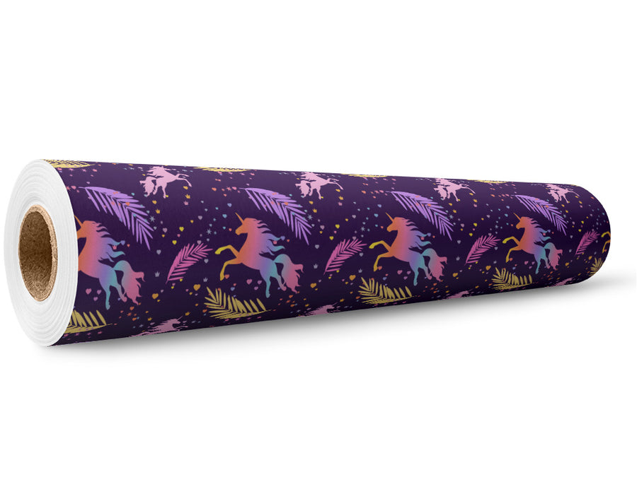 Prancing Feathers Fantasy Wrap Film Wholesale Roll~Rwraps Series 914 Digitally Printed Vinyl Roll~5