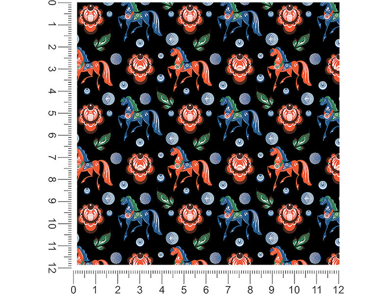 prancing ponies animal 1ft x 1ft Craft Sheets