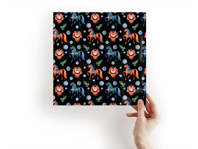 prancing ponies animal Craft Sheets