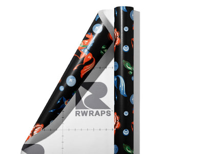 Prancing Ponies Animal Wrap Film Sheets~Rwraps Series 914 Prancing Ponies Animal Scrolled Sheet~3