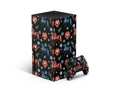prancing ponies animal XBOX DIY Decal
