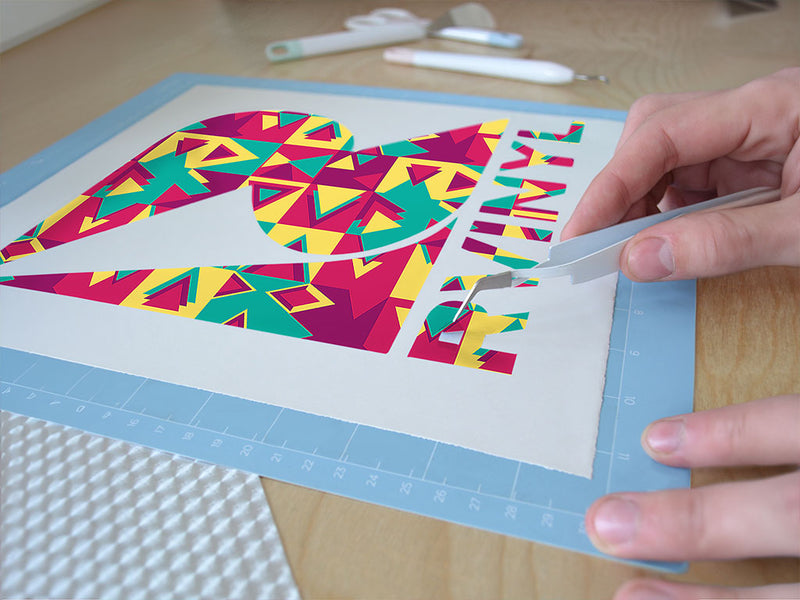 prank call abstract geometric Easy Weed Craft Vinyl