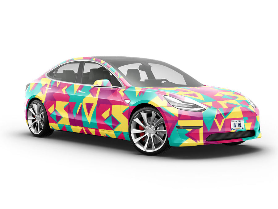 Prank Call Abstract Vehicle Vinyl Wrap