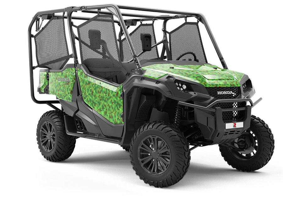Praying Mantis Pixel Utility Vehicle Vinyl Wrap